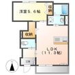 フルールの間取図