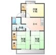 グリーンヒルハイツAの間取図