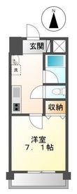 スカイコート天塚の間取図