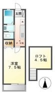 クレセントハイツTOKYUⅢの間取図