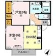 アンソレーヌB棟の間取図