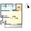 ホワイトハウス草間Ⅱ番館の間取図