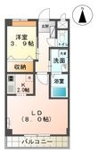 コンフォールそよ風の間取図