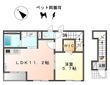 スカイハイツ ソレイユの間取図