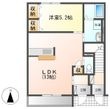 リッツパークBの間取図