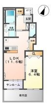 カーサ アマティの間取図