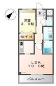 サクシード１の間取図