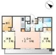 エンクレスト天神AVANTの間取図