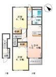 ルミエールⅠの間取図