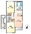 ラヴィータⅡの間取図