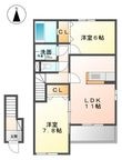 アヴァンスBの間取図