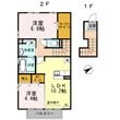 ヴィルセイン椋野 B棟の間取図