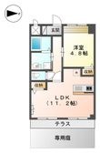 ピアレスＭ Ⅱの間取図