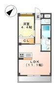 フランシーズの間取図