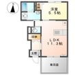 ディアベルジュ輝の間取図