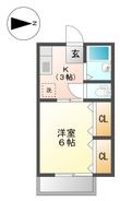 メゾン南万々の間取図