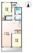 名古屋市天白区植田山5丁目の間取図