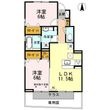サルーチェ B棟の間取図