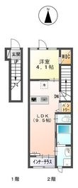 グランディールの間取図