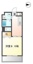 名古屋市天白区荒池2丁目の間取図