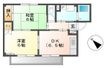 グランデージ小田渕Aの間取図