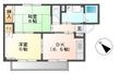 グランデージ小田渕Aの間取図