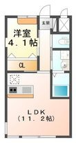 グリーンハイツの間取図