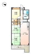 クレール南鈴原の間取図