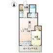 ユニヴァリィⅡ東吉野Bの間取図