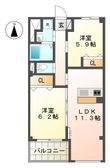 クリス竹の間取図