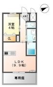 カーサブリランテ櫛原の間取図