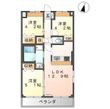 レジデンスガーデンⅢの間取図