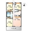 レジデンスガーデンⅢの間取図