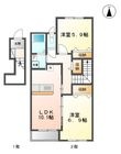 サンセットヒル東郷A棟の間取図