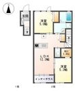 カーサ ドマーニ Ⅱの間取図