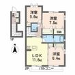 メゾン・ド・アンジュ　B棟の間取図