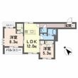 ベレオ カリマッタの間取図