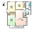 フレグランスパイン B棟の間取図