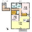 D-roomちはやの間取図