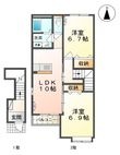 ル．ブランの間取図