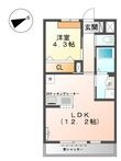 ガーネットの間取図