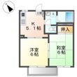 コーポイトウ A の間取図