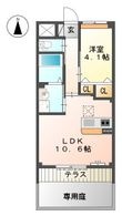 リッチ&フォースMIKAZURAの間取図