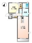シャーメゾンタウン西阿知駅前 A棟の間取図