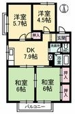 ベルメゾンの間取図