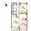 レジアスハイム遼仙Ⅲの間取図