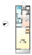 アメニティハイツ ツインズB棟の間取図