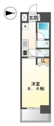 セレニティー名駅の間取図
