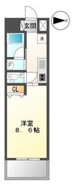 セレニティー名駅の間取図