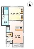 クレシアコートAの間取図